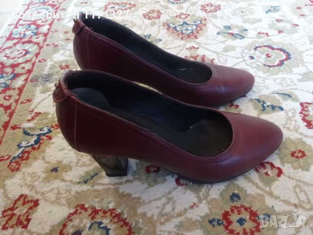 Дамски кожени обувки "MARTINI", снимка 2 - Дамски обувки на ток - 45573649