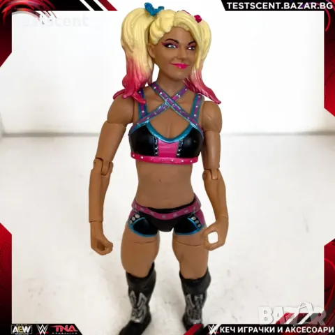 Екшън фигура WWE Alexa Bliss Lexi Kaufman Алекса Блис Elite , снимка 1 - Фигурки - 48449316