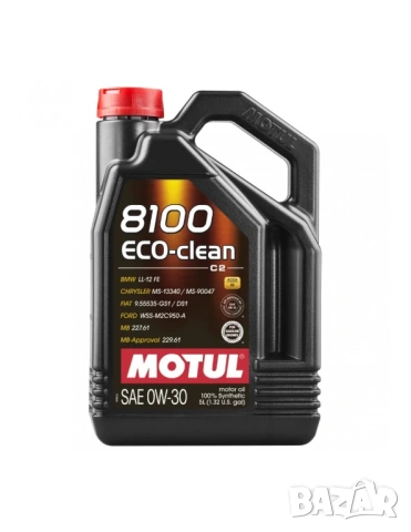 Моторно Масло MOTUL 8100 Eco-Clean 0W-30 5л.