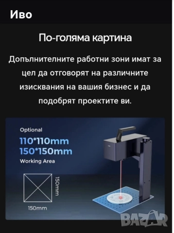 Лазер 20W/30W/50W Gweike за гравиране на всички видове метал и пластма, снимка 7 - Други машини и части - 51630535