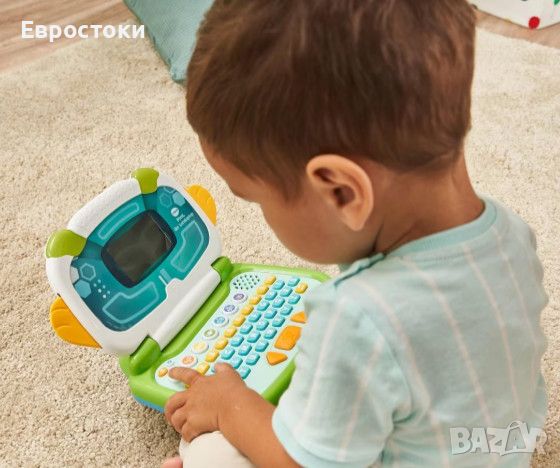 Детски лаптоп Leapfrog Clic the ABC 123, интерактивна играчка образователен лаптоп, английска версия, снимка 3 - Образователни игри - 45657888