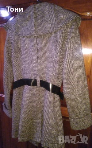 Дамско Вълнено Зимно Топло Палто М, снимка 3 - Палта, манта - 52069433