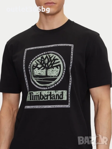 Timberland - Тишърт TB0A6DHD Черен Regular Fit Оригинал Код 761, снимка 4 - Тениски - 51824252