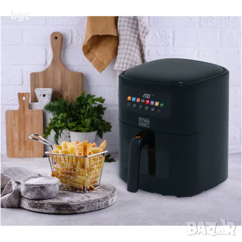 Нов Цифров Фритюрник с Горещ Въздух Star-Light Airfryer 6-та Серия , 1700W, 6 л, снимка 12 - Фритюрници - 49171061