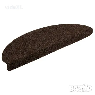 vidaXL Самозалепващи стелки за стъпала, 10 бр, кафяви, 65x21x4 см(SKU:149713）, снимка 3 - Други - 48482837