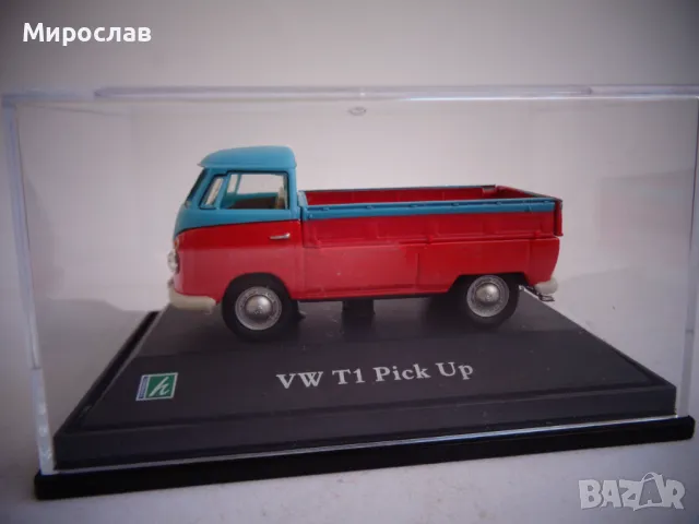 1:72 HONGWELL VW Т1 PICK UP МИКРОБУС ИГРАЧКА КОЛИЧКА МОДЕЛ, снимка 1 - Колекции - 47801714