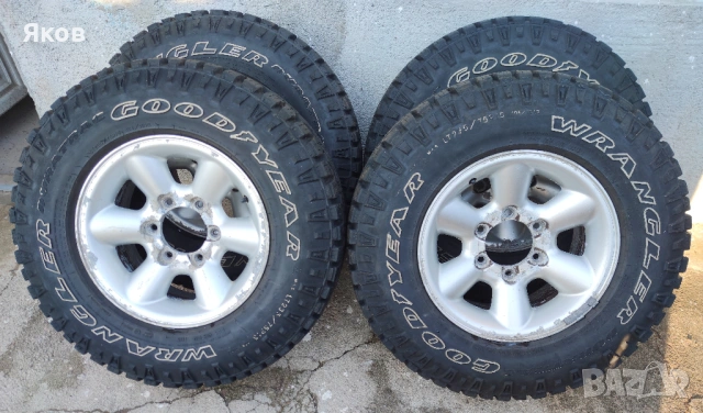 Goodyear Wrangler Duratrac 235/75R15 гуми джанти Musso Rexton Korando
