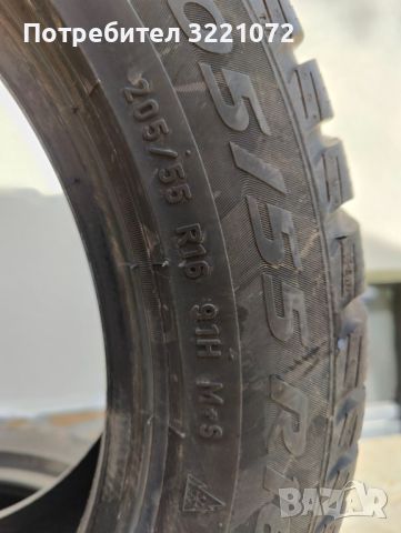 Зимни гуми, Pirelli, SottoZero3, Runflat, 205/55 R16 91H, dot.2718, снимка 3 - Гуми и джанти - 45372278