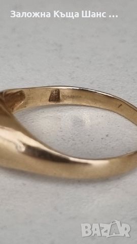 Vintage златен пръстен 14 карата , снимка 2 - Пръстени - 46444803