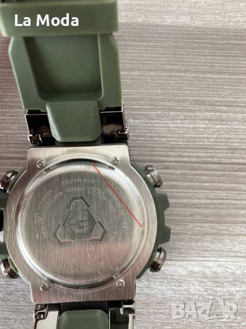 Часовник Casio G-Shock метален корпус зелена каишка реплика, снимка 6 - Мъжки - 45996662