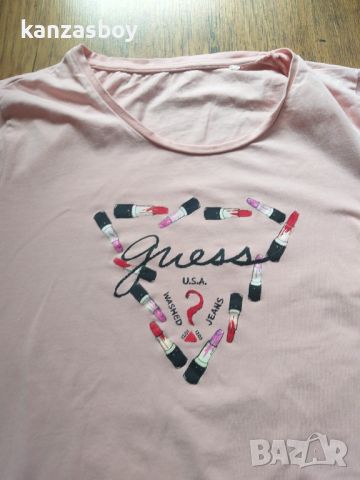 guess - страхотна дамска тениска ХЛ, снимка 2 - Тениски - 45983047