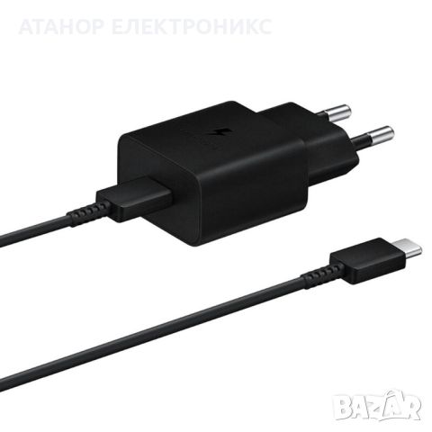  Оригинално зарядно устройство за стена - бързо зареждане Type-C 15W с кабел Type-C, снимка 4 - Оригинални зарядни - 46694790