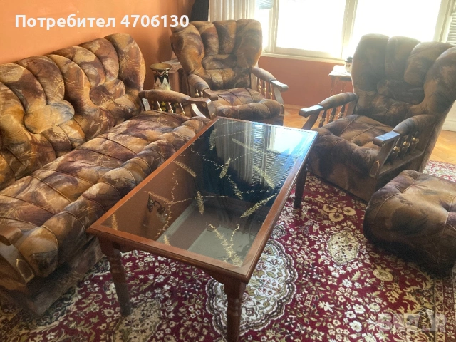 Холова гарнитура, снимка 4 - Дивани и мека мебел - 53064917