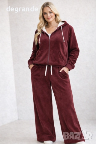 Дамски комплект от кадифе, снимка 2 - Спортни екипи - 52991920