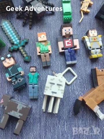 Lot Minecraft Video Game Figures Toys / Лот Майнкрафт Фигурки Играчки, снимка 3 - Колекции - 46719925