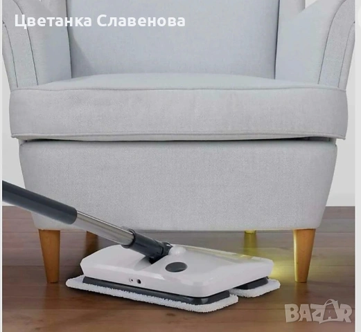 Вибриращ моп с батерия с функция за пръскане, снимка 2 - Парочистачки и Водоструйки - 53970821