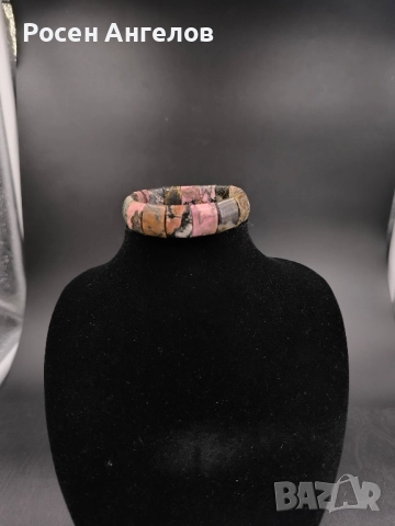 Гривна Естествен Яспис , снимка 5 - Гривни - 52198355