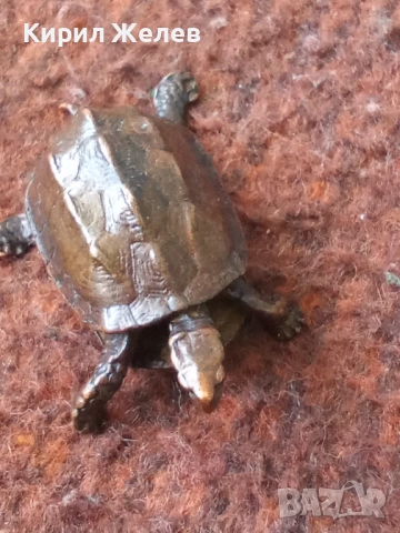 Бронзова фигурка на 🐢 костенурка 54399, снимка 6 - Колекции - 54179443