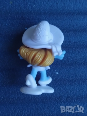 Смърфиета - фигурка / играчка Киндер / Kinder, снимка 2 - Колекции - 52407438