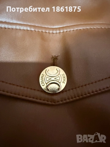 Кожено яке CELINE , снимка 6 - Якета - 53114826