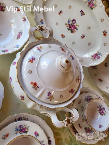 Немски сервиз за хранене и кафе/чай Reichenbach , снимка 3 - Сервизи - 50016149
