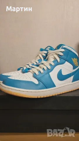 Nike Air Jordan 1 Mid - Номер 44, снимка 4 - Кецове - 48780508