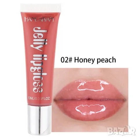 Овлажняващ цветен гланц за устни Jelly Gloss Lip HANDAIYAN, снимка 11 - Декоративна козметика - 48887819