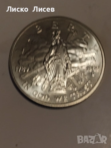 САЩ 1 долар 1989г., снимка 4 - Нумизматика и бонистика - 54057442