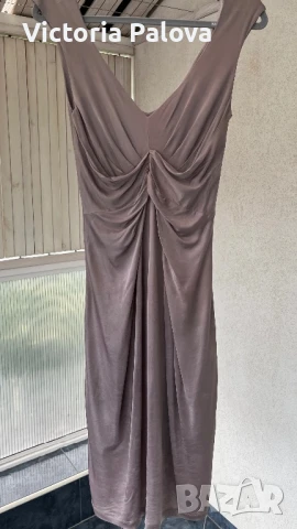 ZARA рокля цвят капучино MOROCCO, снимка 2 - Рокли - 50507890