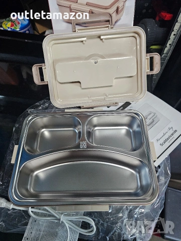 Електрическа затопляща кутия за храна Girmi SC03, 50-60W, 1л, 230V, дръжка за носене,, снимка 8 - Кутии за храна - 53346305