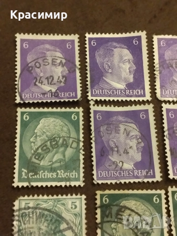 Дойче Райх., снимка 7 - Филателия - 52632445