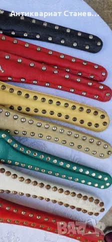 8 броя Винтидж кожени закачалки с капси

, снимка 4 - Антикварни и старинни предмети - 50341479