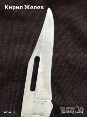 Джобен нож с дървена дръжка здрав за КОЛЕКЦИОНЕРИ 38439, снимка 5 - Ножове - 51129339