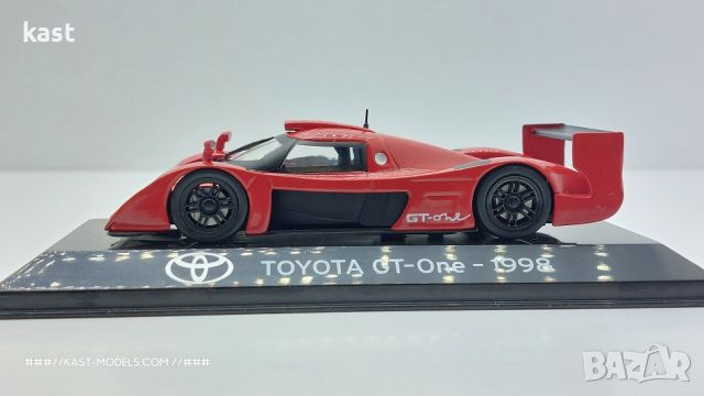 KAST-Models Умален модел на TOYOTA GT-ONE 1998 Altaya 1/43, снимка 2 - Колекции - 46271365