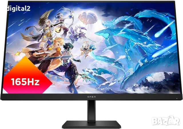 Mонитор, HP, OMEN 32c, 31.5", QHD, 165Hz, черен, регулируем, 2560x1440, снимка 3 - Монитори - 53526864
