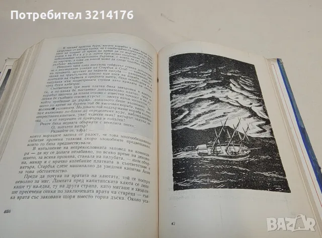 Моби Дик - Херман Мелвил (1962, богато илюстровано издание), снимка 8 - Художествена литература - 49482862
