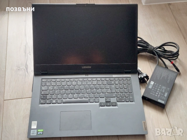 ЗА РЕМОНТ 17" геймърски лаптоп Lenovo Legion 5 17IMH05H Nvidia RTX 2060 Intel Core i7-10750H