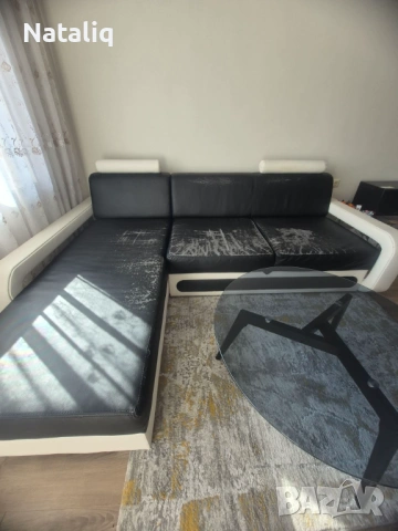 Ъглов диван с функция сън и ракла – 250/190/90см