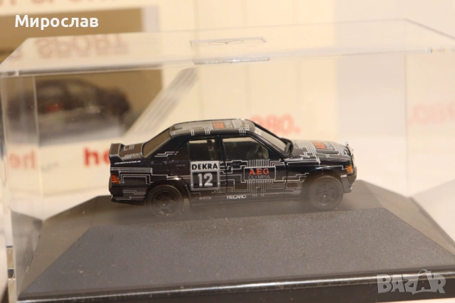 HERPA H0 1/87 MERCEDES BENZ 190 Е AMG EVO МОДЕЛ КОЛИЧКА, снимка 4 - Колекции - 53665264