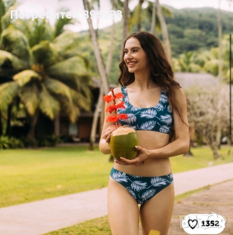 Двулицев бански Dedoles L размер, снимка 2 - Бански костюми - 53504079