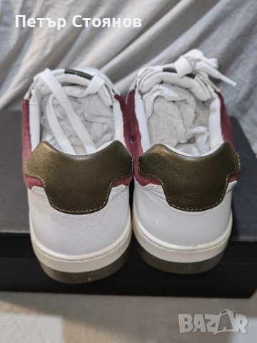 Стилни мъжки сникърси от естествена кожа Oliver Jacob №44, снимка 7 - Спортно елегантни обувки - 52522824