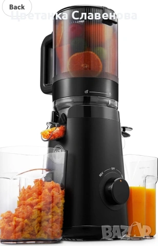 Бавна Сокоизстисквачка Tuumiist TM-180SJ ,200W , снимка 3 - Сокоизстисквачки и цитрус преси - 53983837