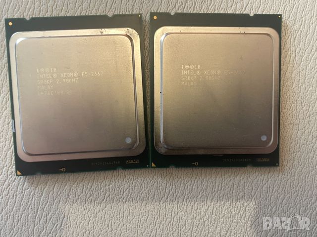 2x intel Xeon 2667 2.9GHz 6-12 ядра, снимка 1 - Процесори - 46248909