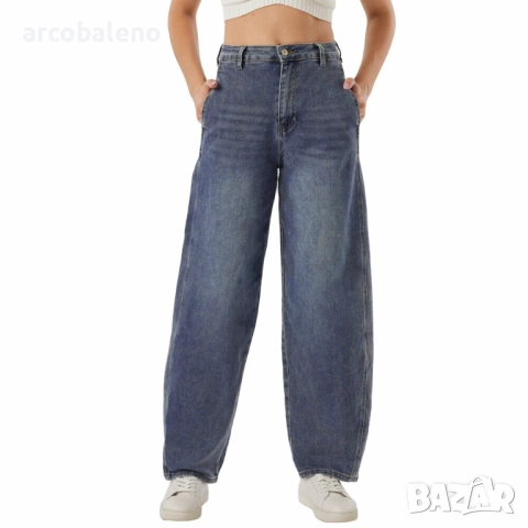 Дамски дънки с висока талия, снимка 4 - Дънки - 52460930