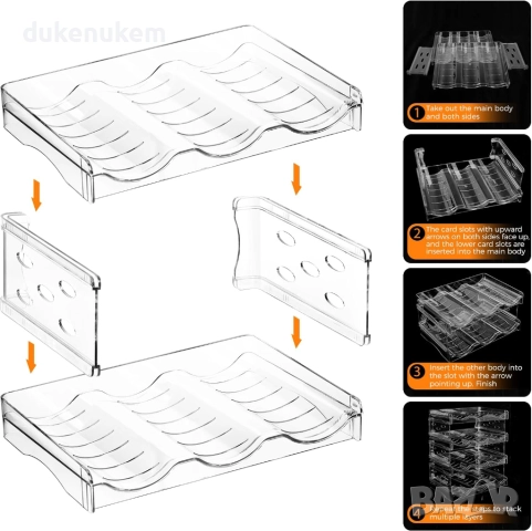 Органайзер за бутилки 3 нива за 9 бутилки, снимка 4 - Други стоки за дома - 52019325