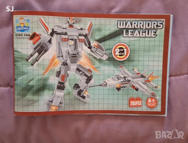 Конструктор тип Лего Transform Warrior, 2 в 1-голям робот и самолет., снимка 5 - Конструктори - 50365740