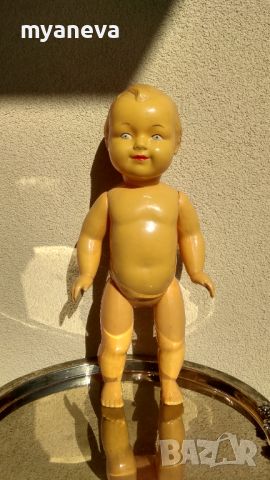 Vintage немска кукла от целулоид . , снимка 1 - Кукли - 46421039