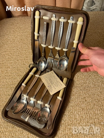 ретро Туристически прибори 1989г. - Завод "Сърп и чук" Трапезица