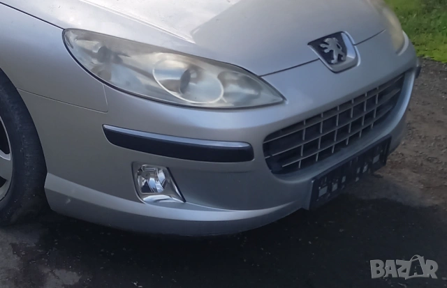 Предна броня Peugeot 407, снимка 3 - Части - 52358093