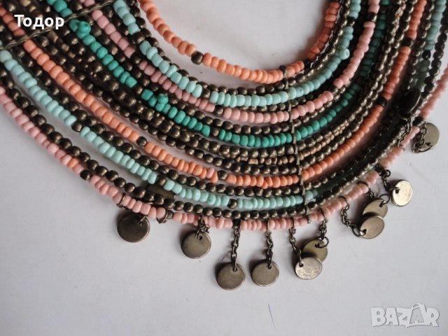 Невероятно колие с мъниста , снимка 2 - Колиета, медальони, синджири - 52668406